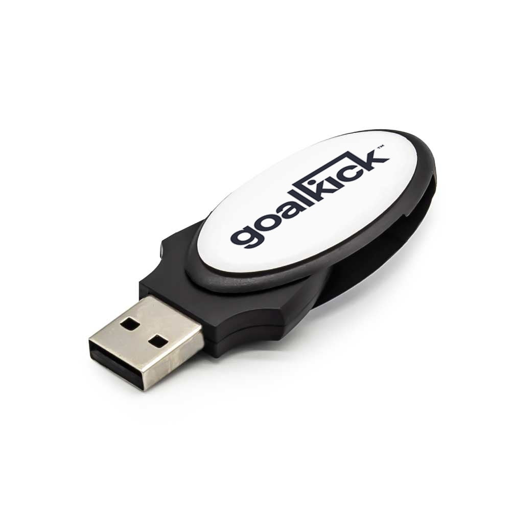 Oval Swivel 4GB USB Flash Drives