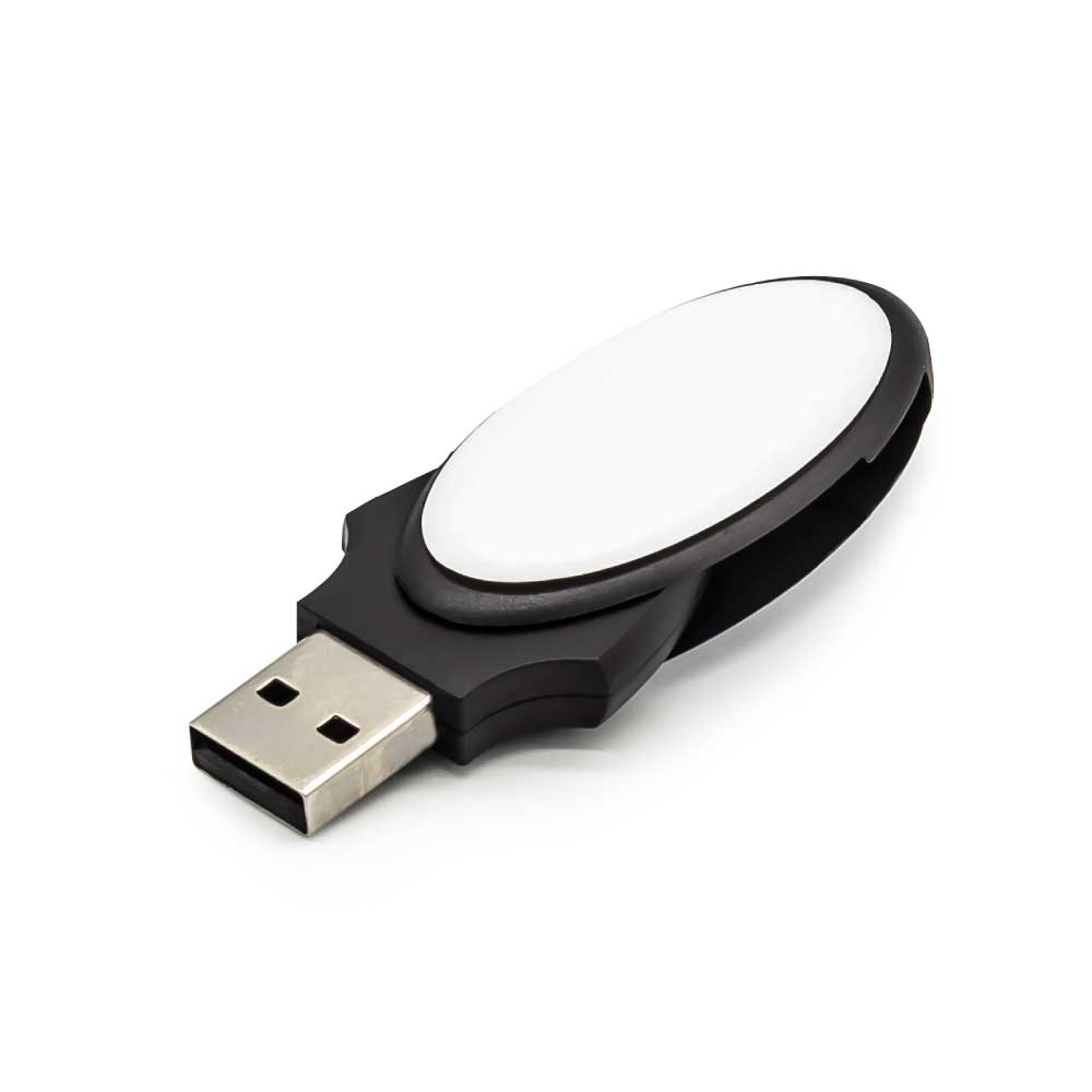 Oval Swivel 4GB USB Flash Drives