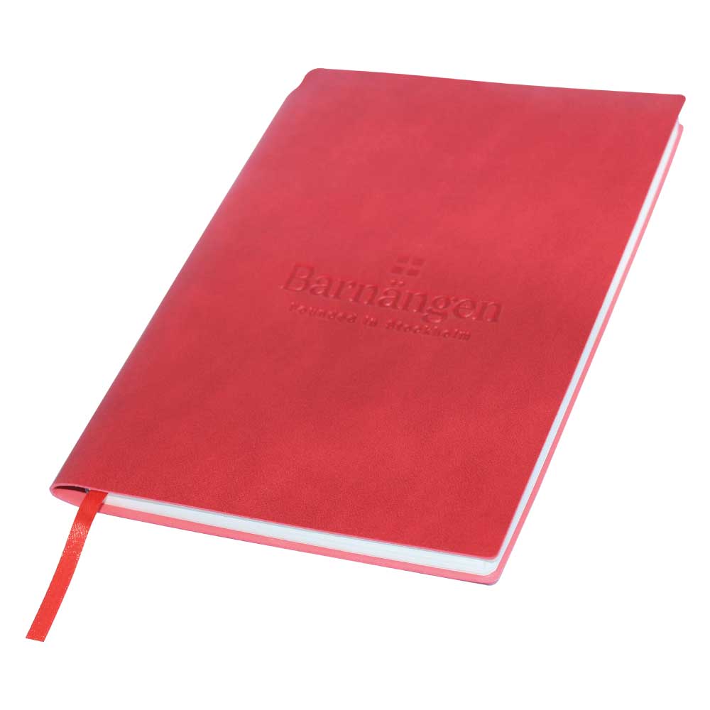 Soft PU Leather A5 Notebooks with Ribbon Bookmark