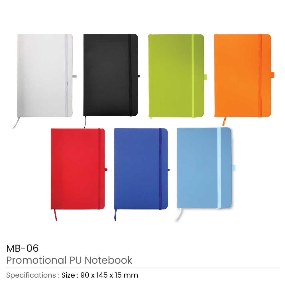 PU Leather Notebook A6 Sized