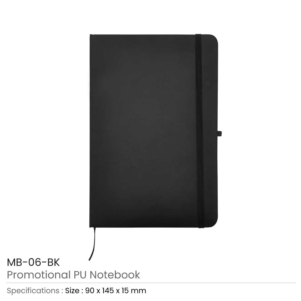 PU Leather Notebook A6 Sized