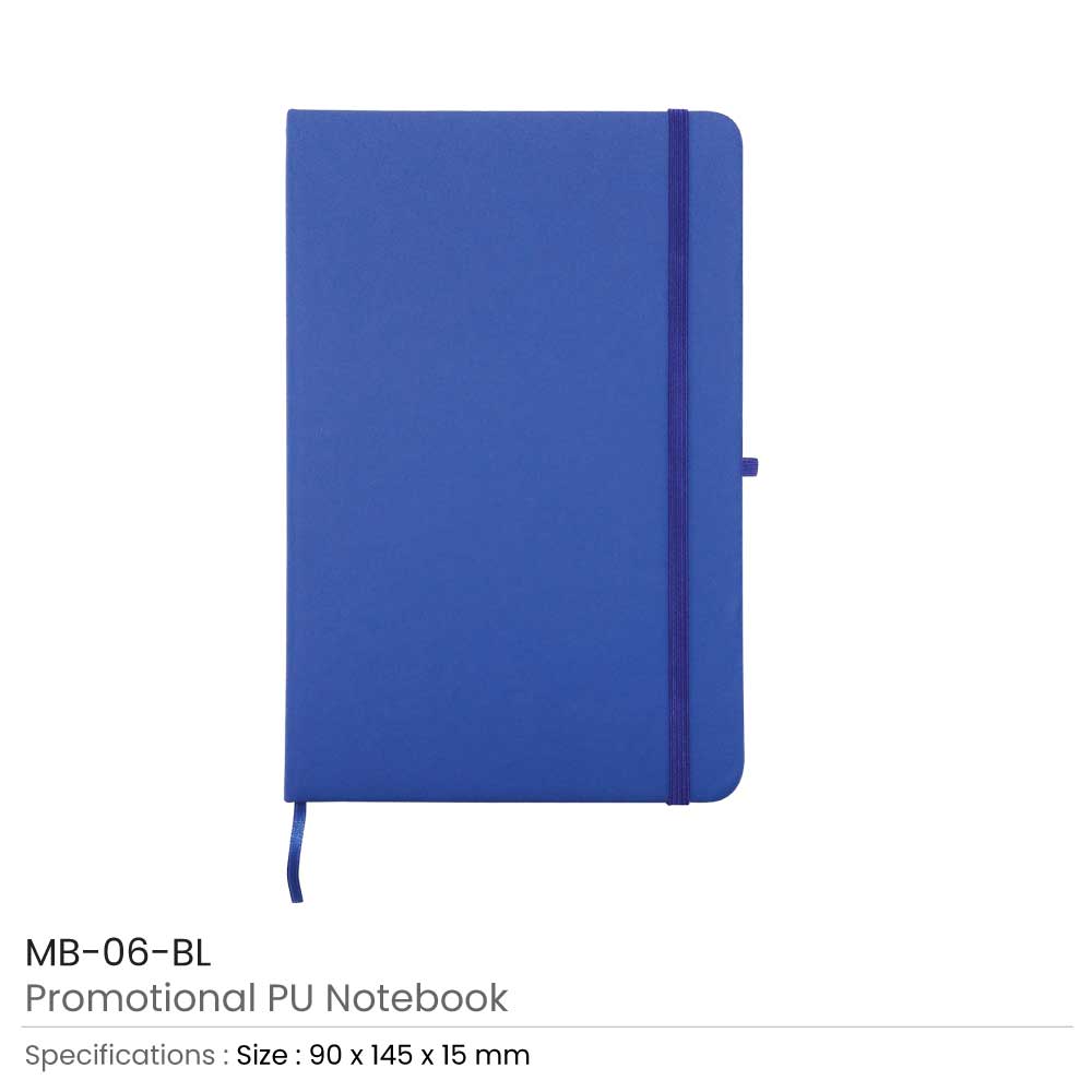 PU Leather Notebook A6 Sized