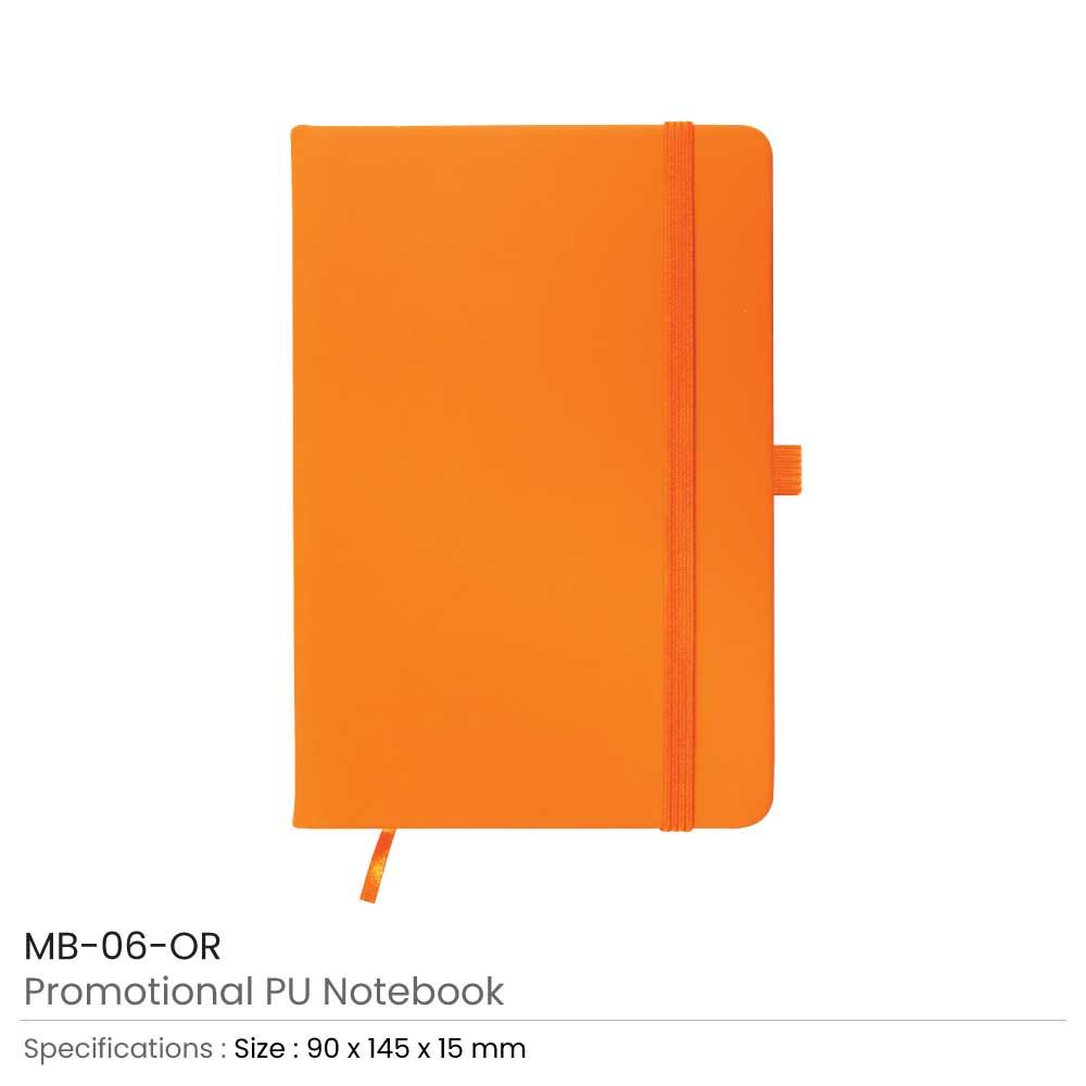 PU Leather Notebook A6 Sized