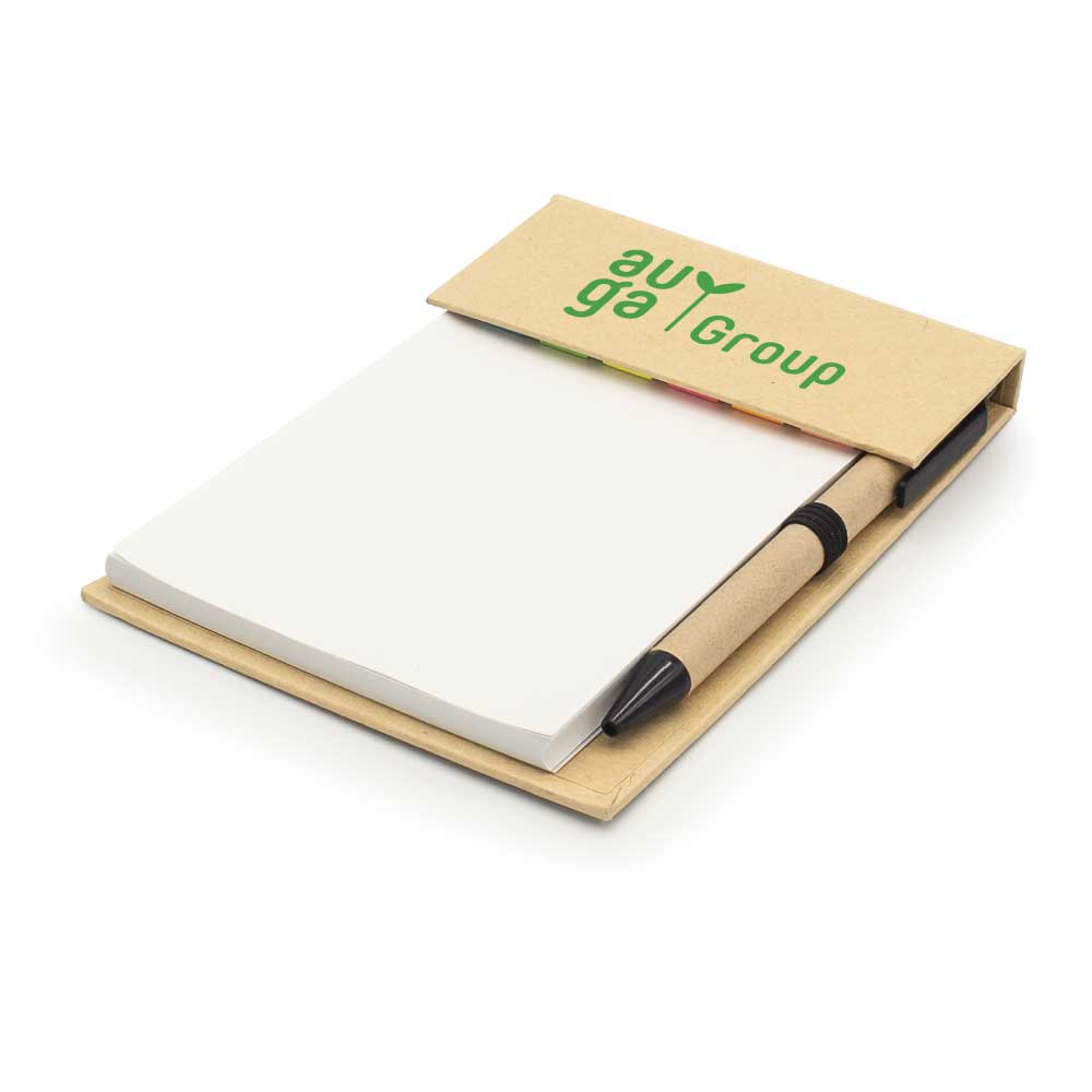 Notepad with Sticky Note and Pen