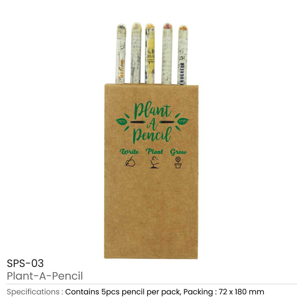 Plantable A Pencils Set