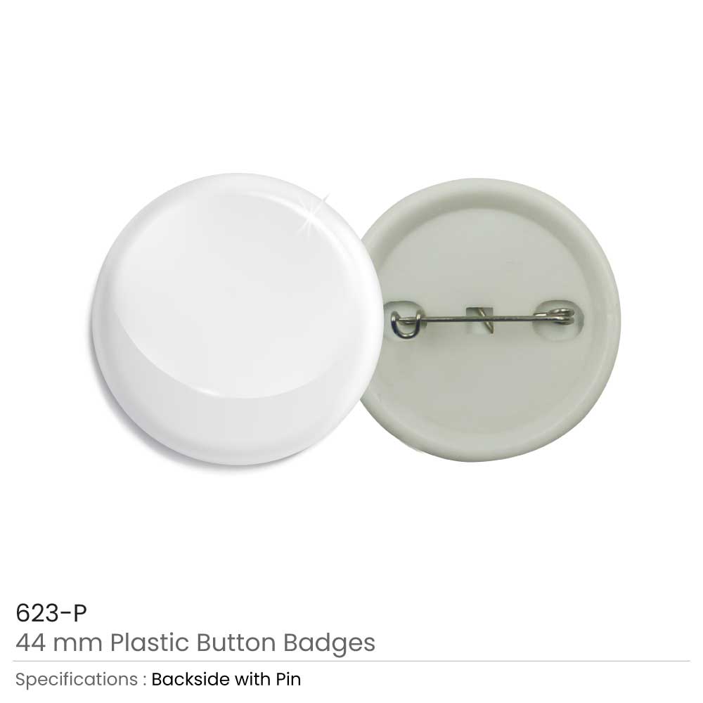 Plastic Button Badges