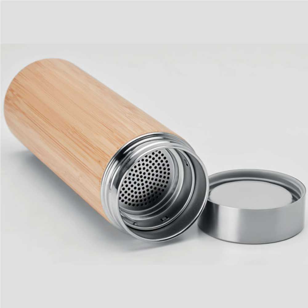 Stainless Steel Bamboo Flask