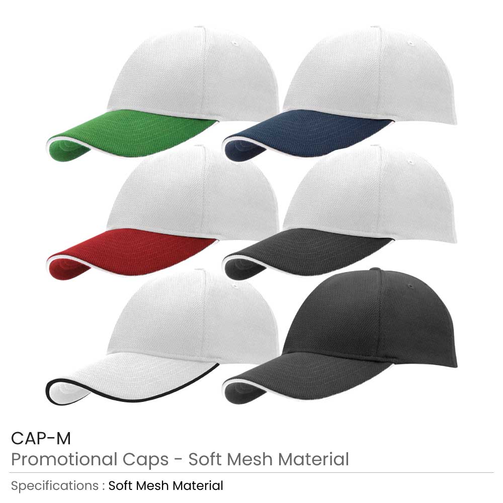 Promotional Caps Soft Mesh Material