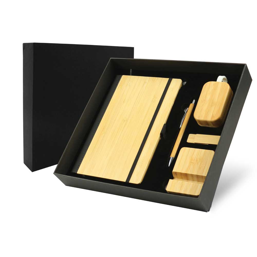 Promotional Gift Sets with Black Cardboard Gift Box