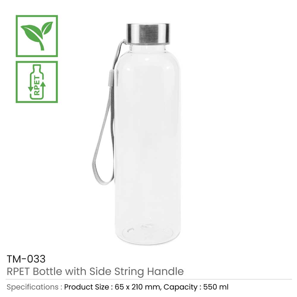 RPET Bottles with String Handle