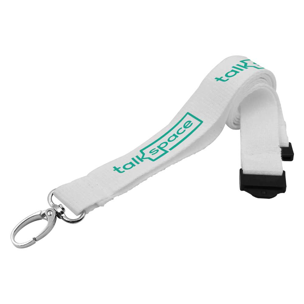 RPET Lanyards with Hooks and Safety Clip