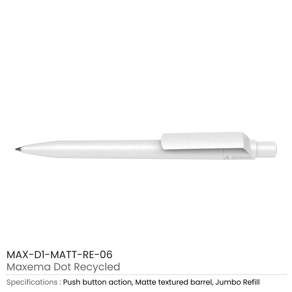 Recycled Pens Maxema Dot