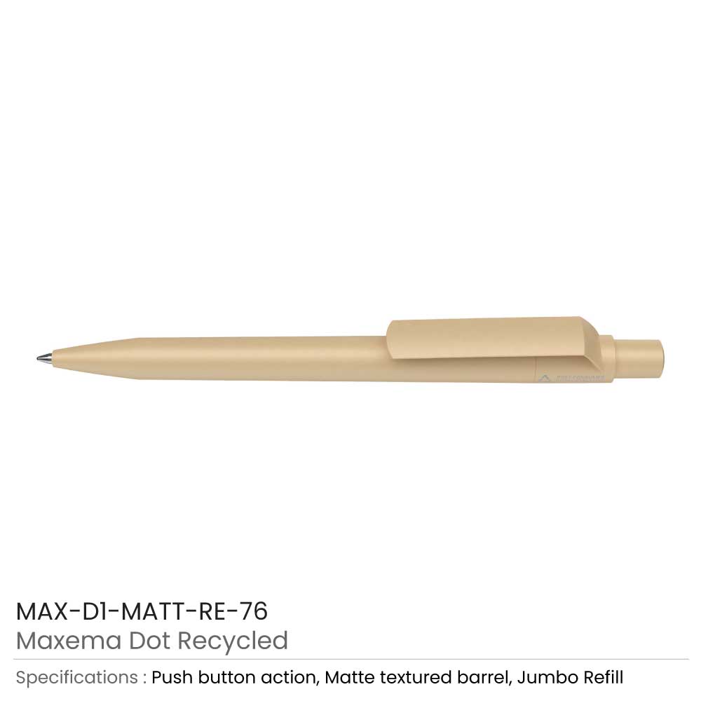 Recycled Pens Maxema Dot