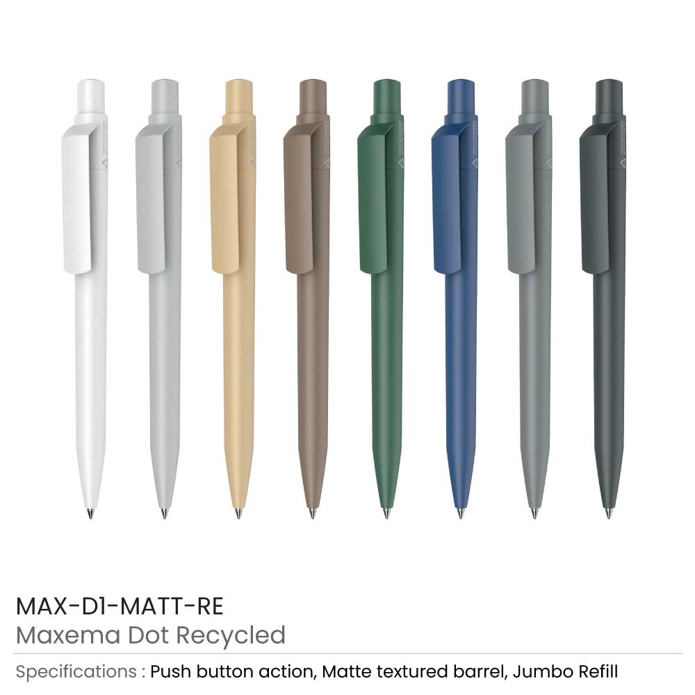 Recycled Pens Maxema Dot