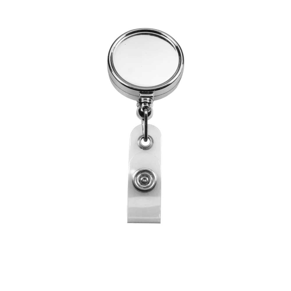 Silver Mirror Shiny Badge Reels