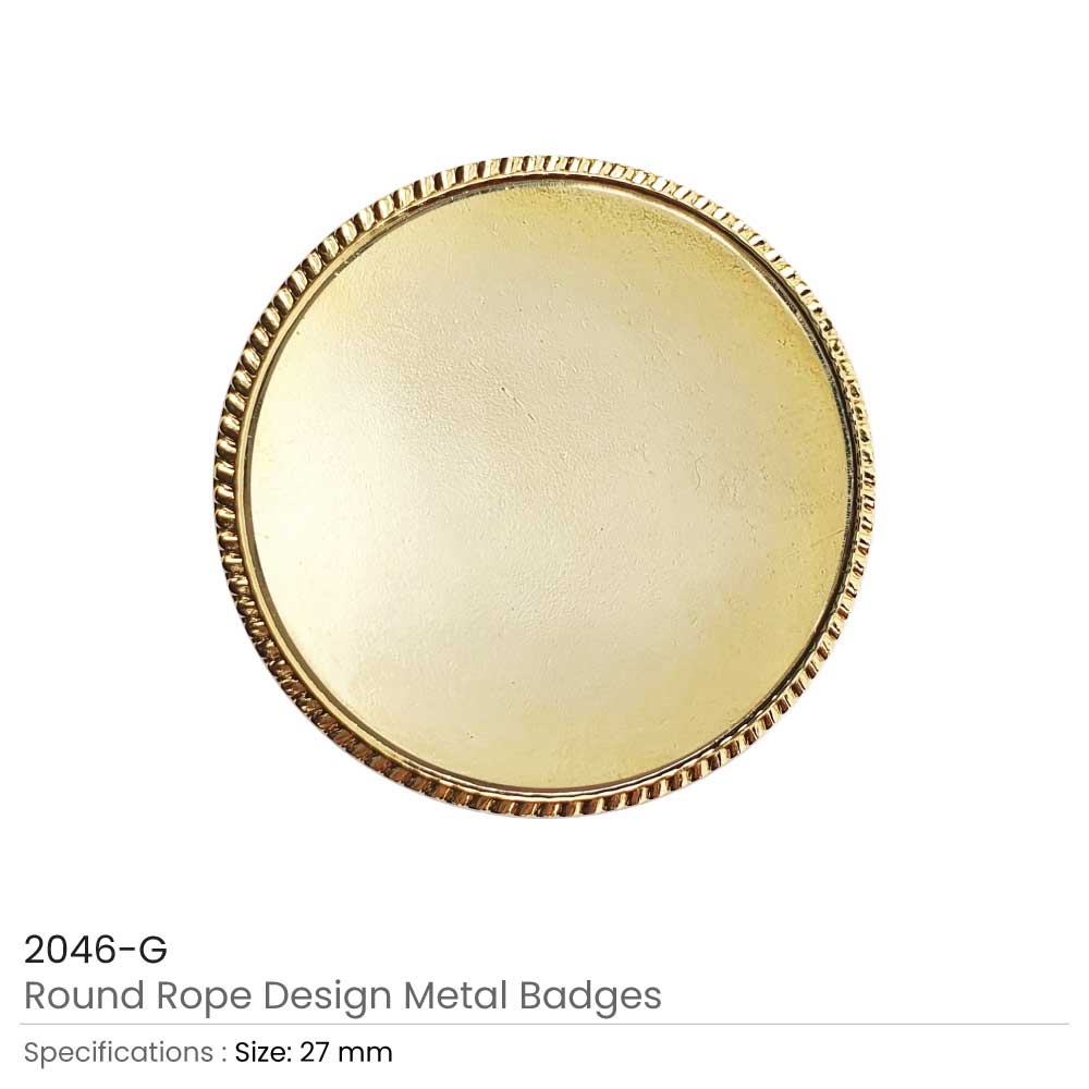 Round Rope Design Logo Badges