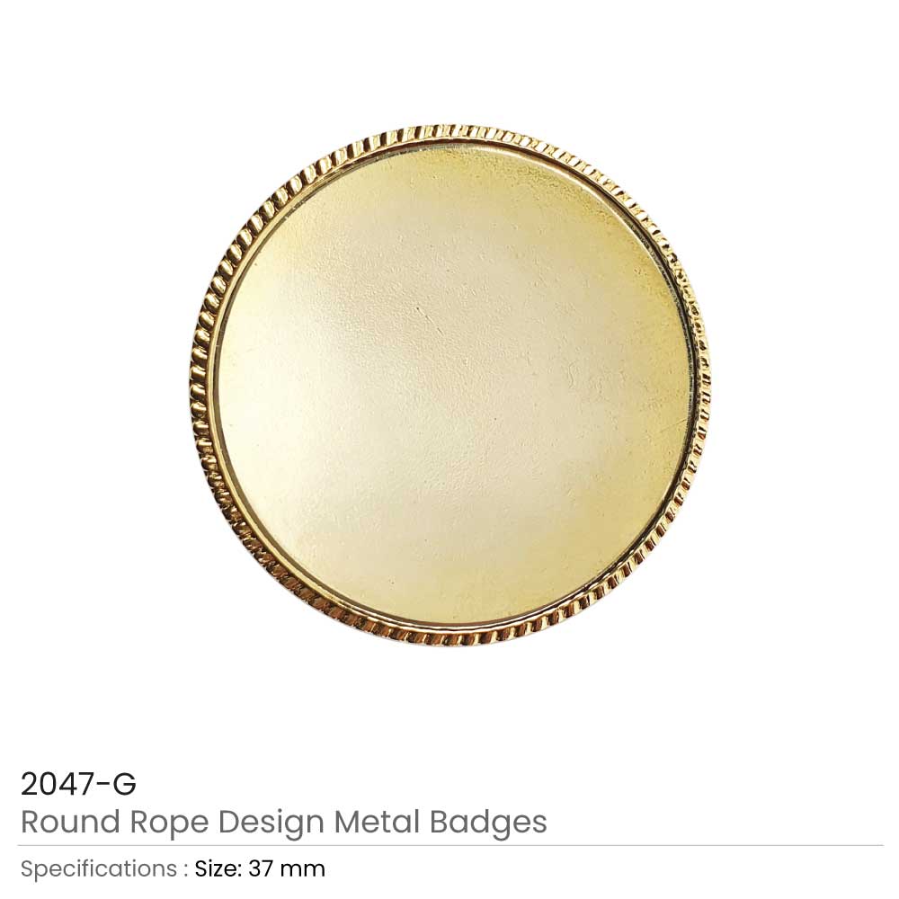 Round Rope Design Logo Badges