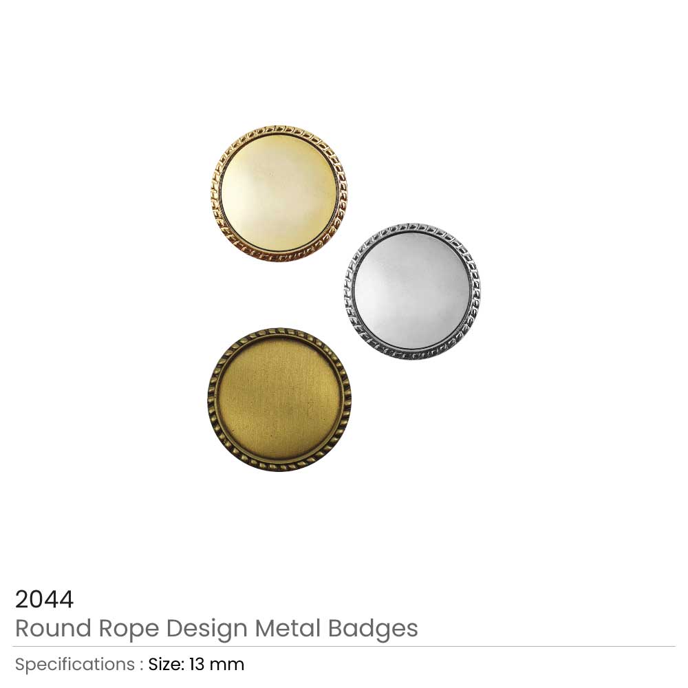 Round Rope Design Logo Badges