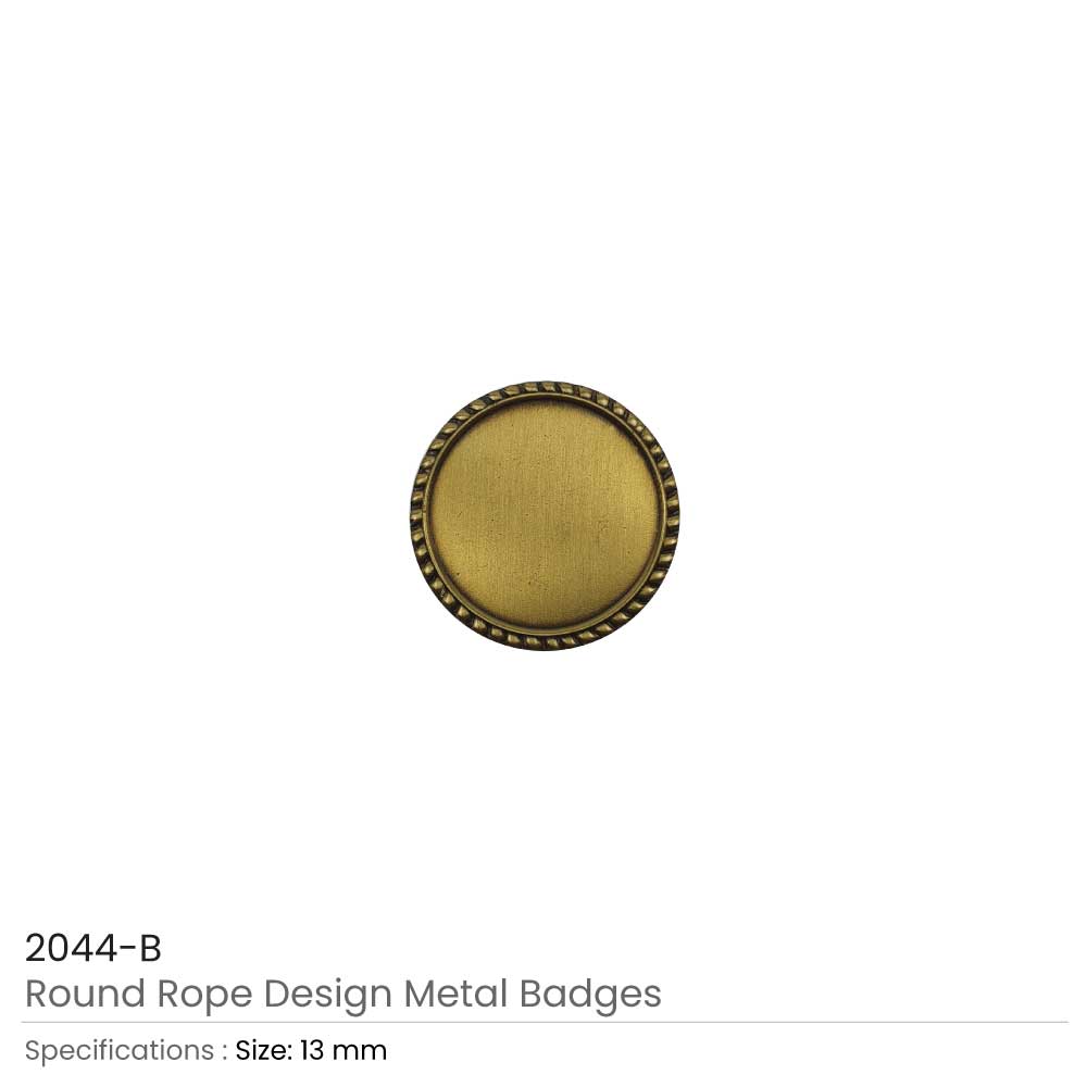 Round Rope Design Logo Badges