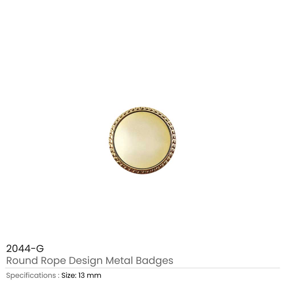 Round Rope Design Logo Badges