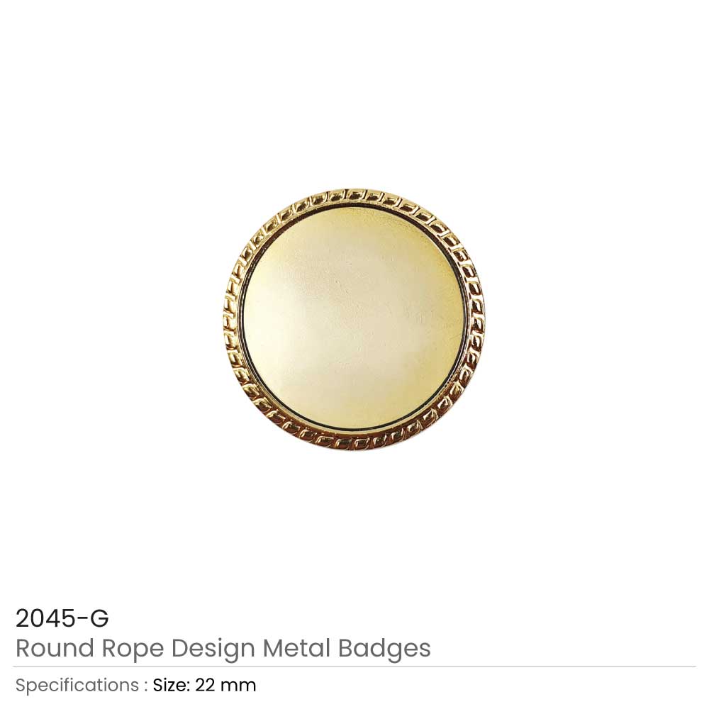 Round Rope Design Logo Badges