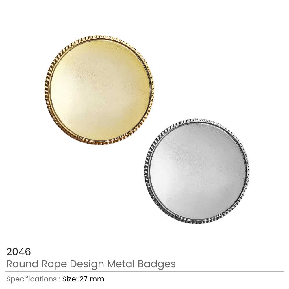 Round Rope Design Logo Badges