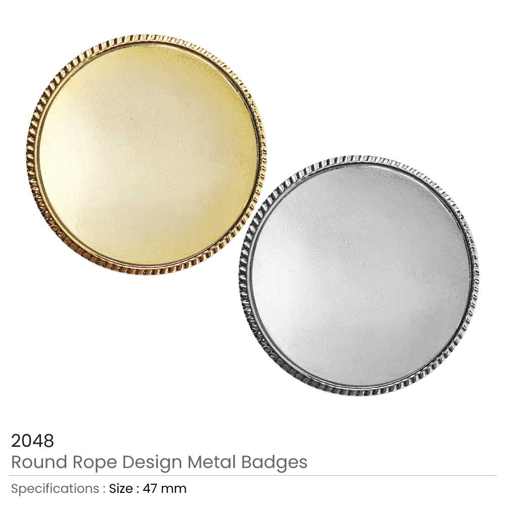 Round Rope Design Logo Badges