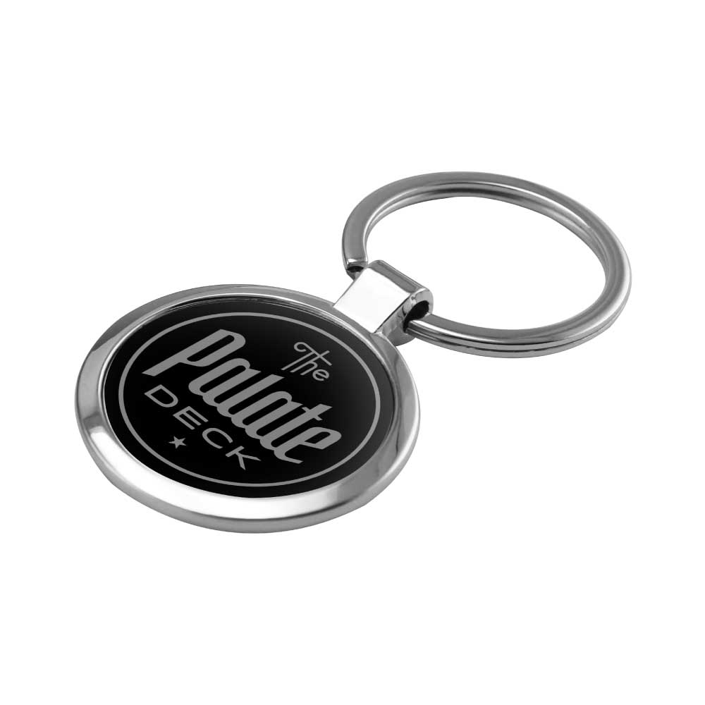 Round Shaped Metal Keychains