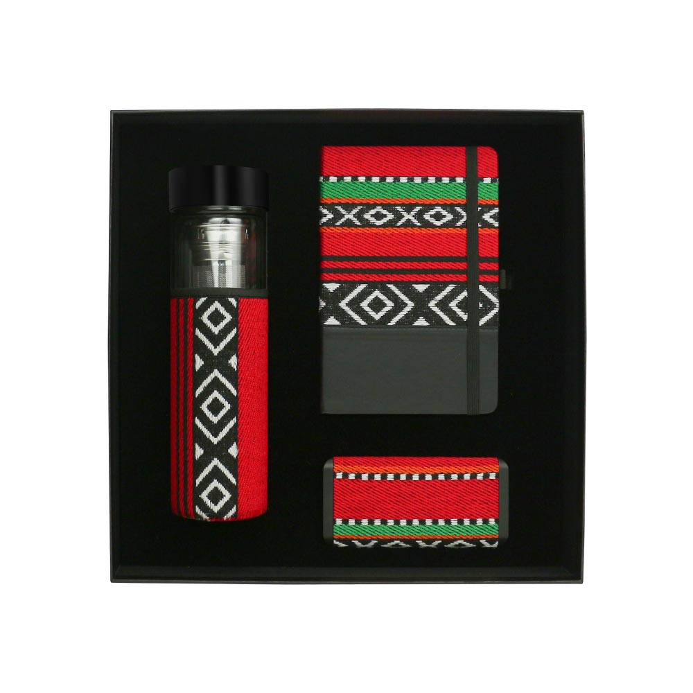 SADU Design Corporate Gift Sets with Bottle Notebook Powerbank