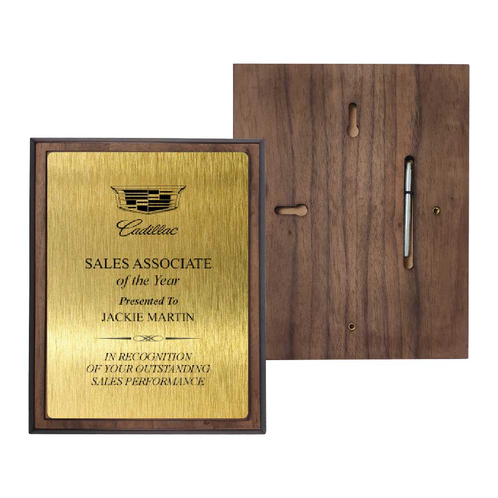 Vertical Wooden Plaque with Box