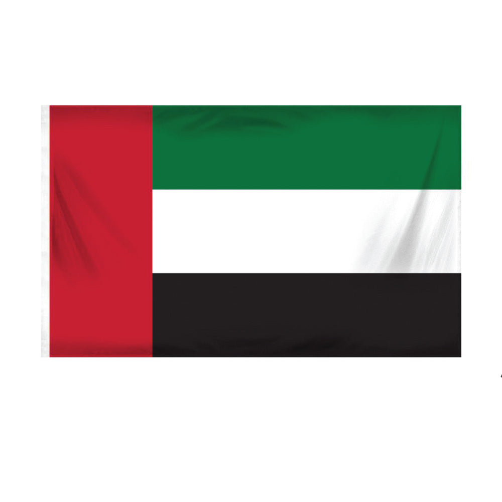 UAE Flags in Satin Material Size 150 x 90 cm