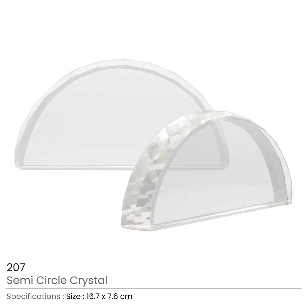 Semi Circle Crystals