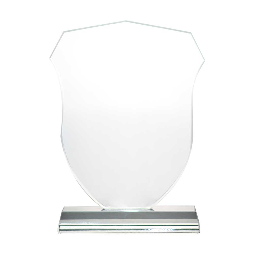 Shield Shaped Crystal Awards