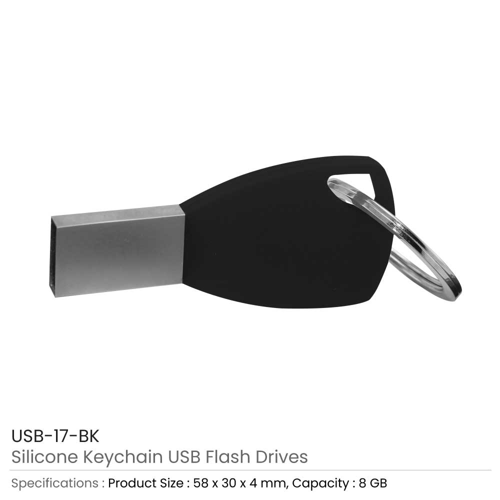 Silicone Keychain USB Flash 8GB