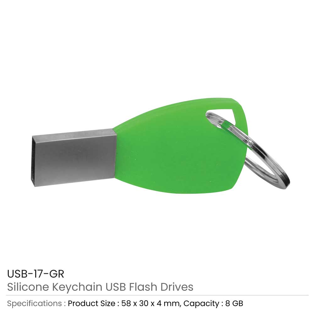 Silicone Keychain USB Flash 8GB