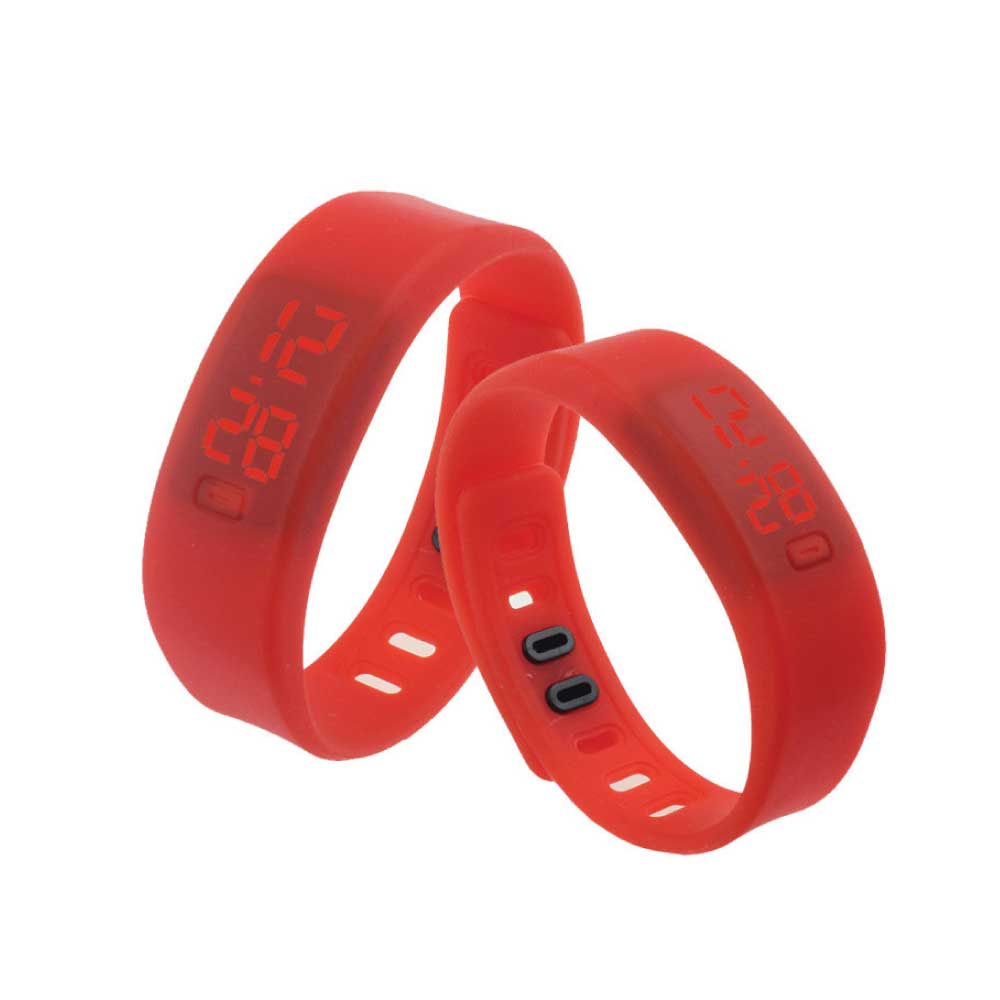 Silicone Wristbands with Digital Watch