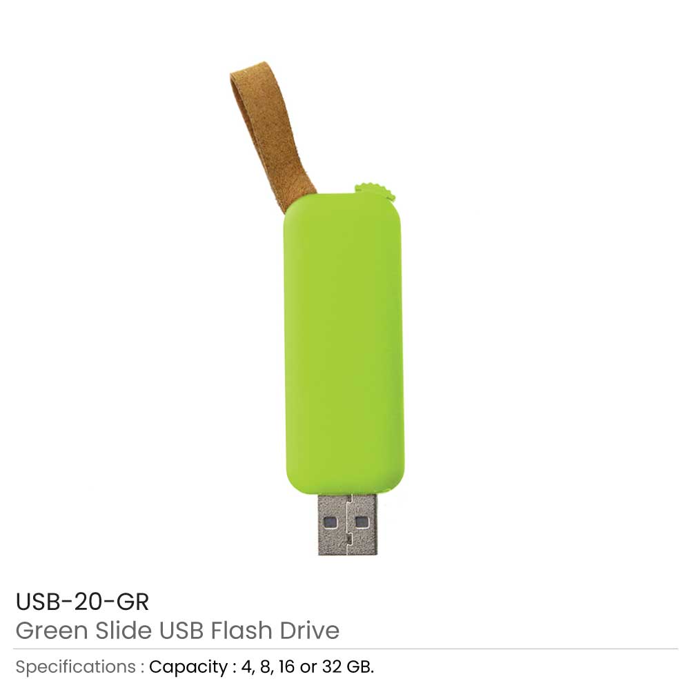 Slide Button USB Flash