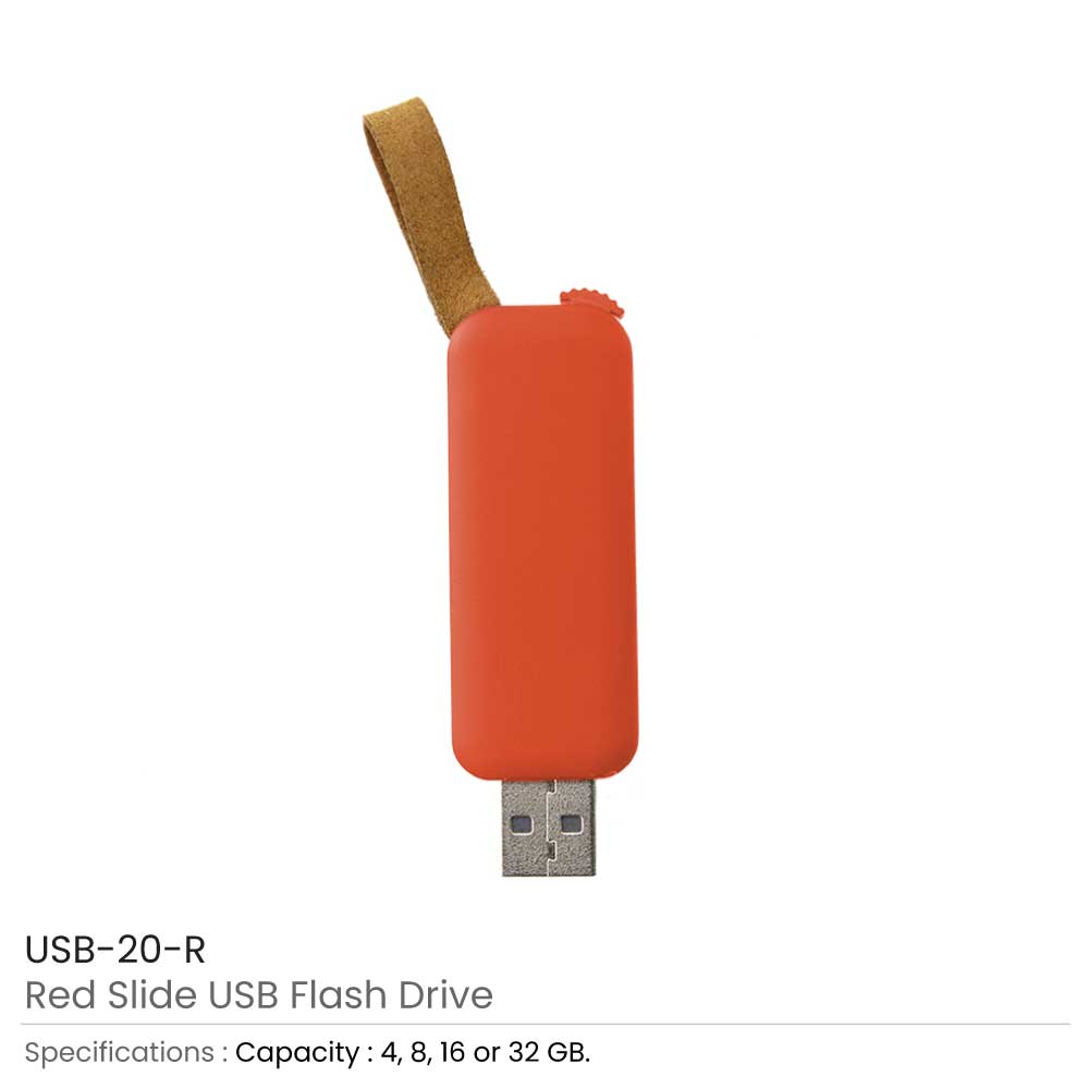 Slide Button USB Flash