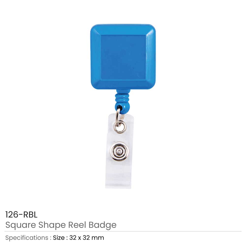 Square Badge Reels