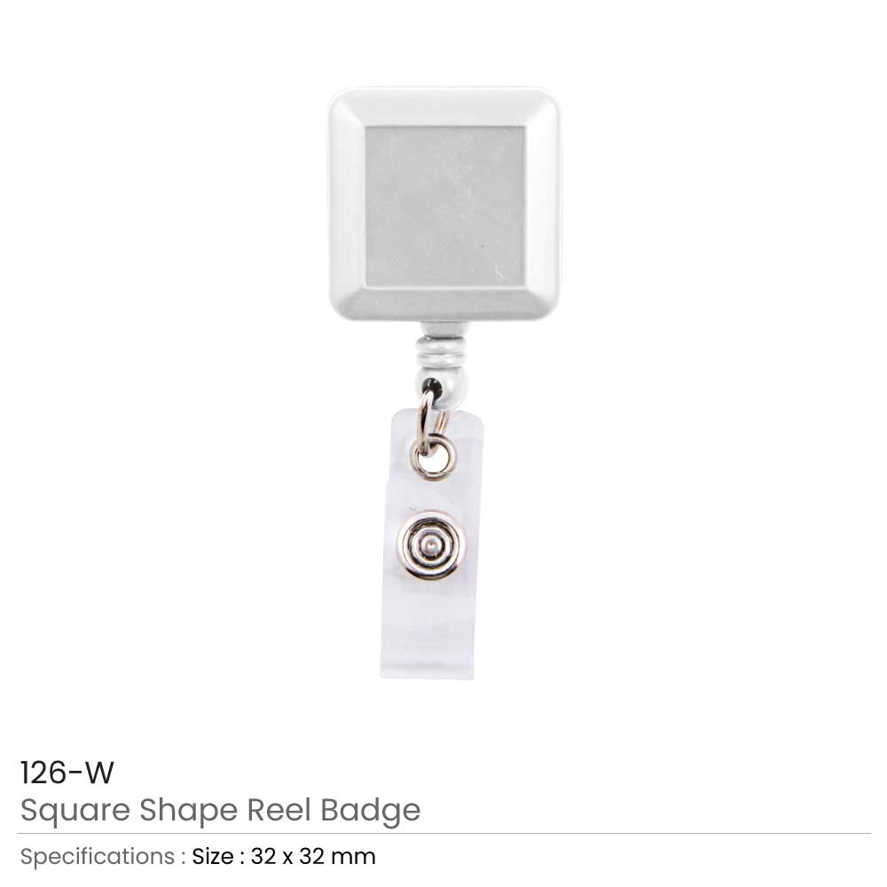 Square Badge Reels