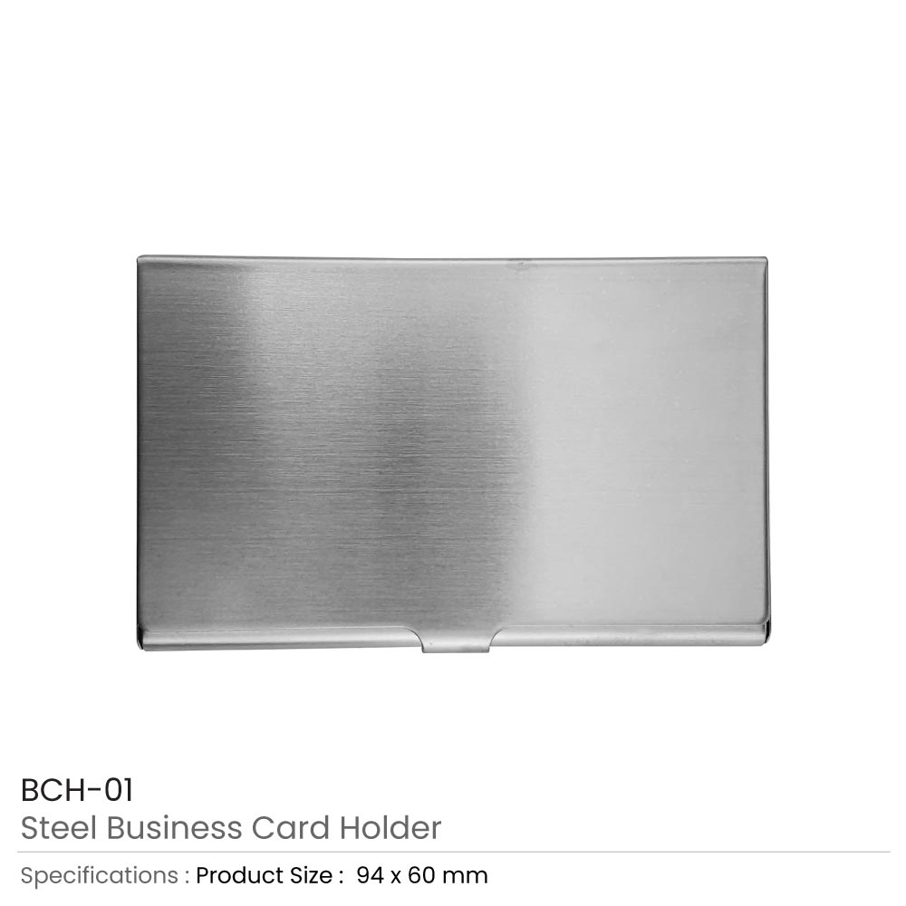 Steel Business Card Holder