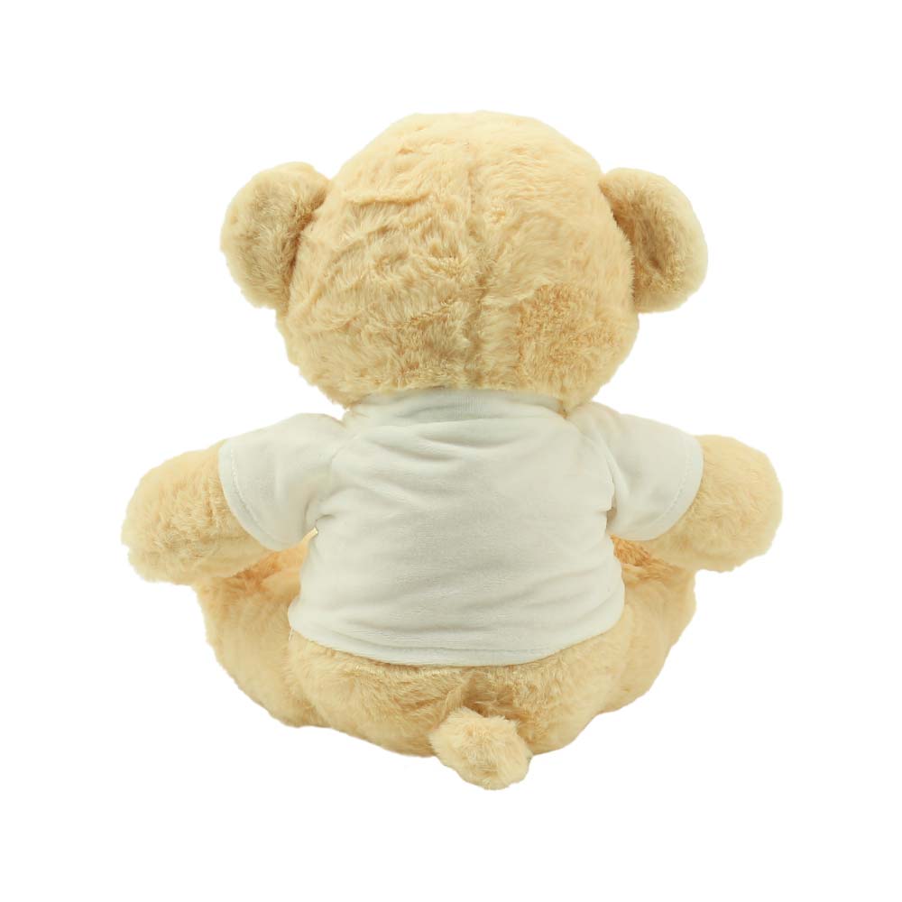 Promotional Teddy Bear Toys with Printable White Tshirt