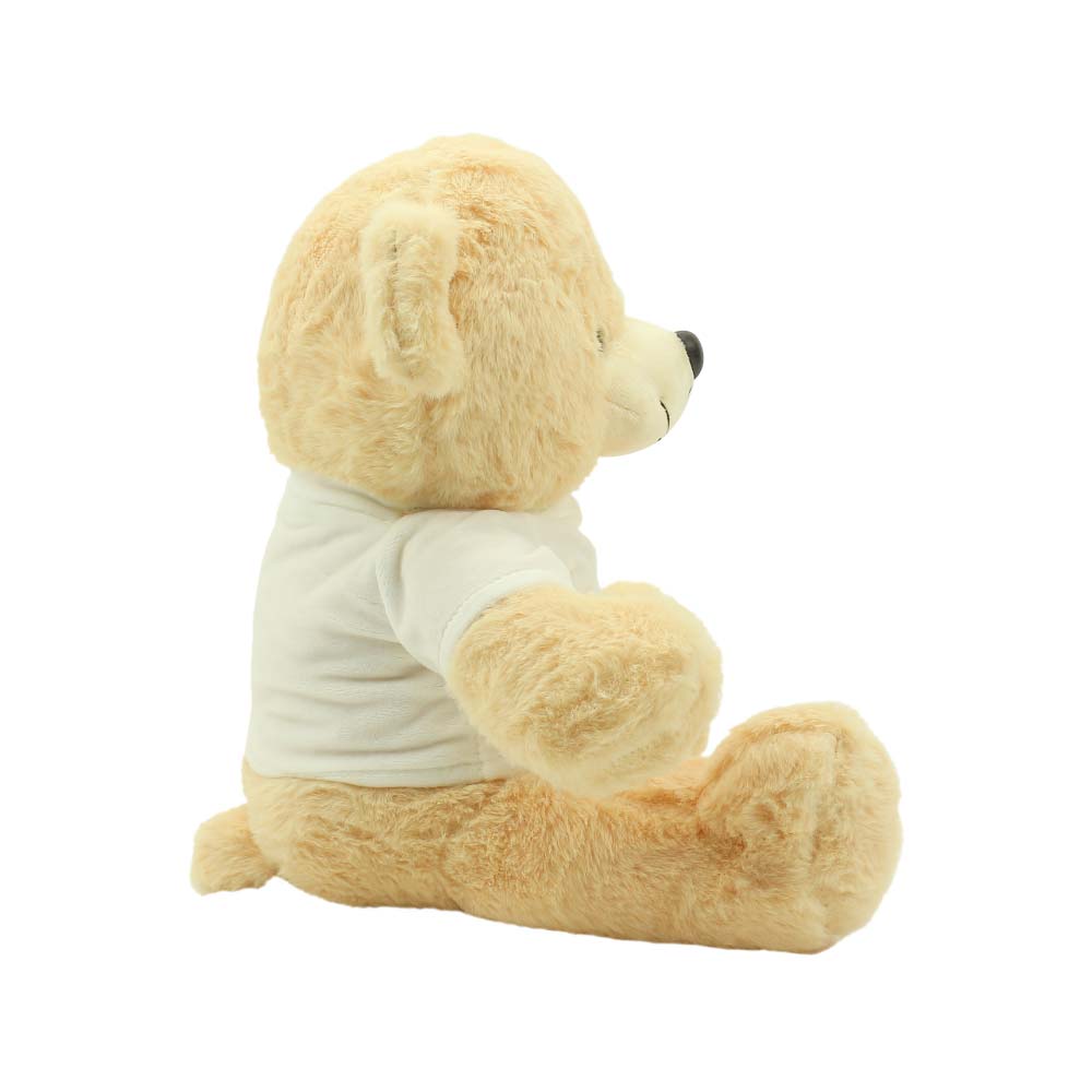 Promotional Teddy Bear Toys with Printable White Tshirt