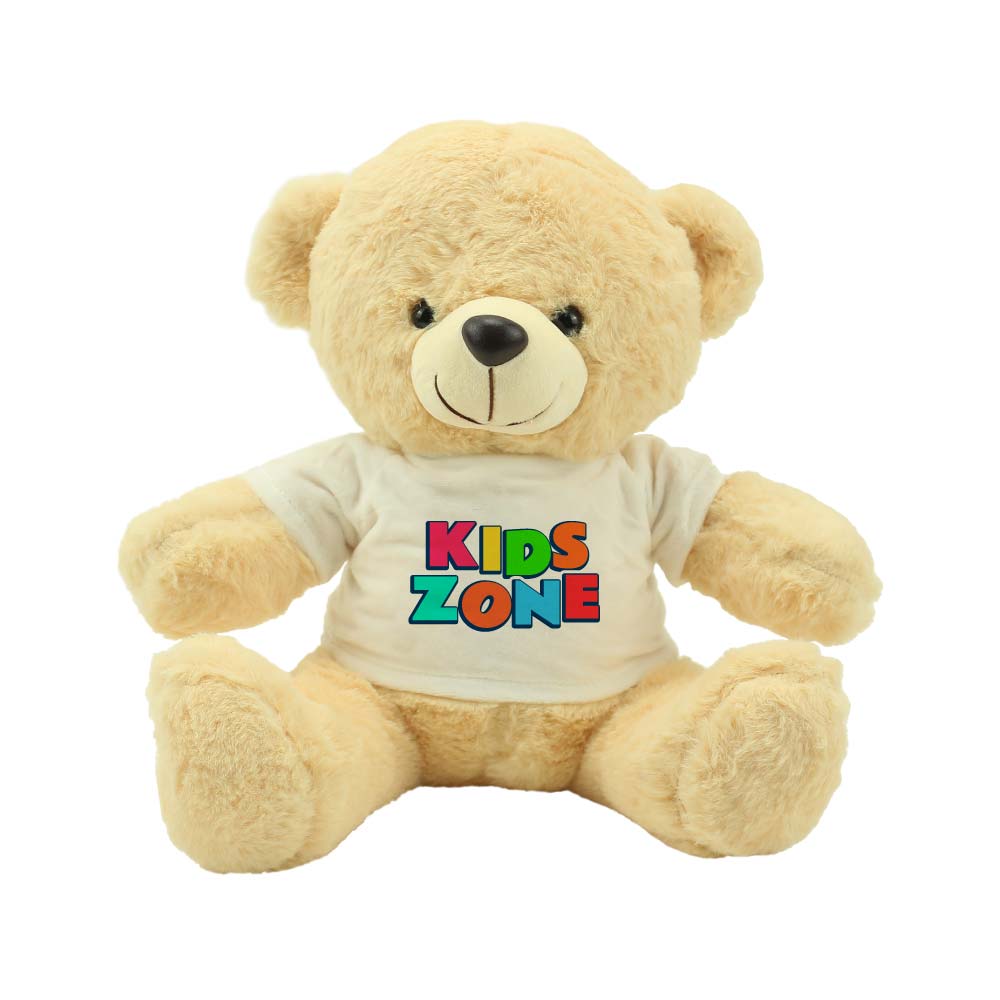 Promotional Teddy Bear Toys with Printable White Tshirt