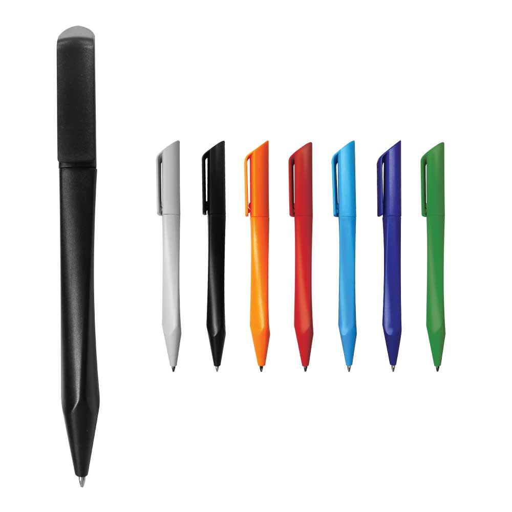 Twisted Design Plastic Pens