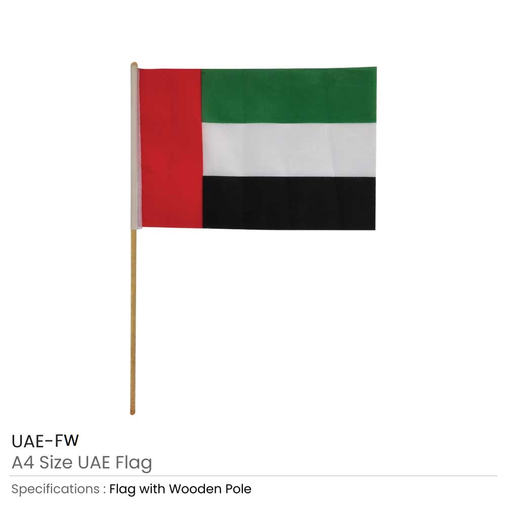 UAE Flags A4 Size