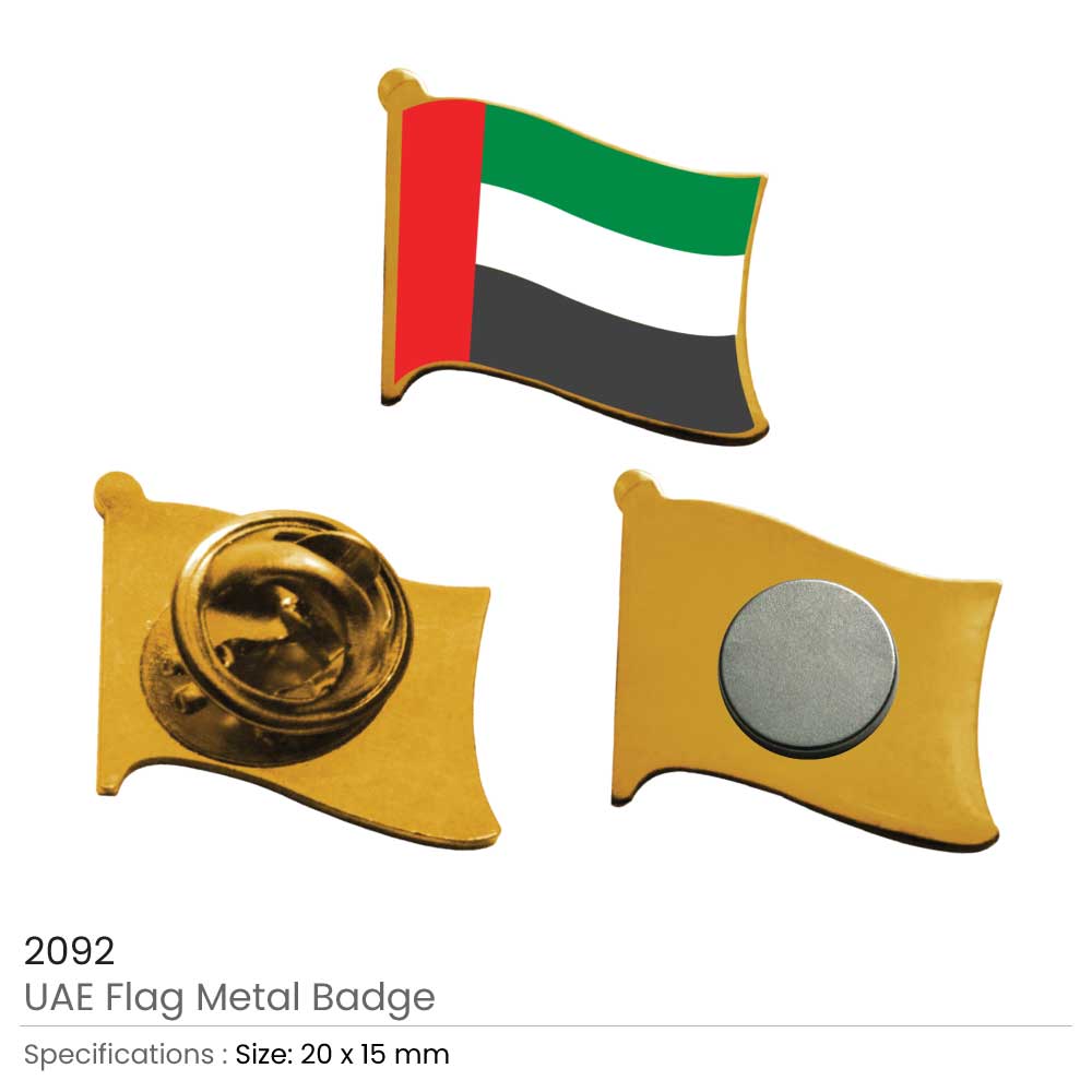 UAE Flag Badges