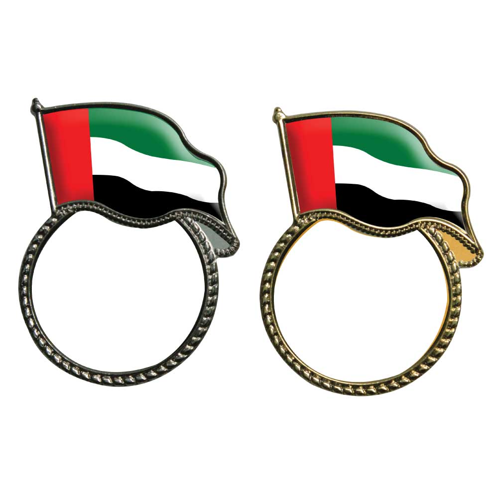 UAE Flag Metal Badges