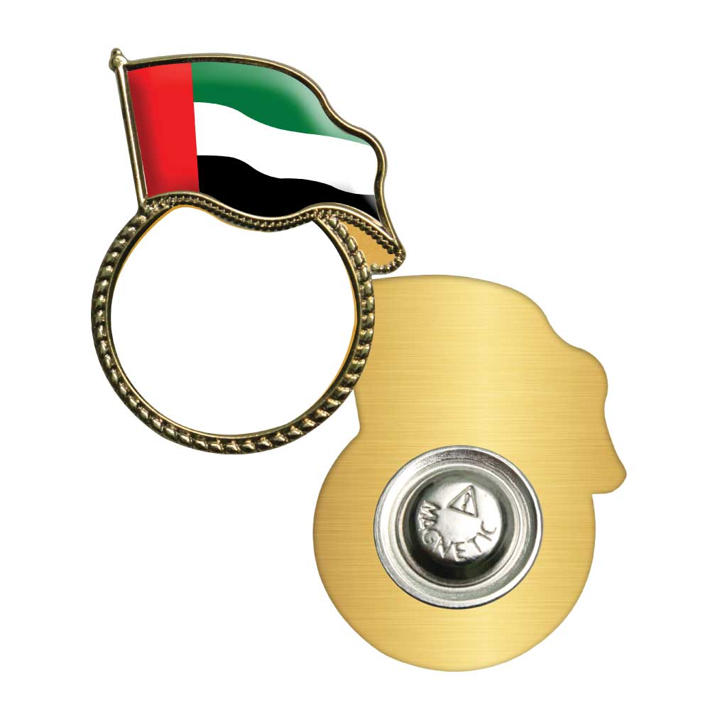 UAE Flag Metal Badges with Magnet