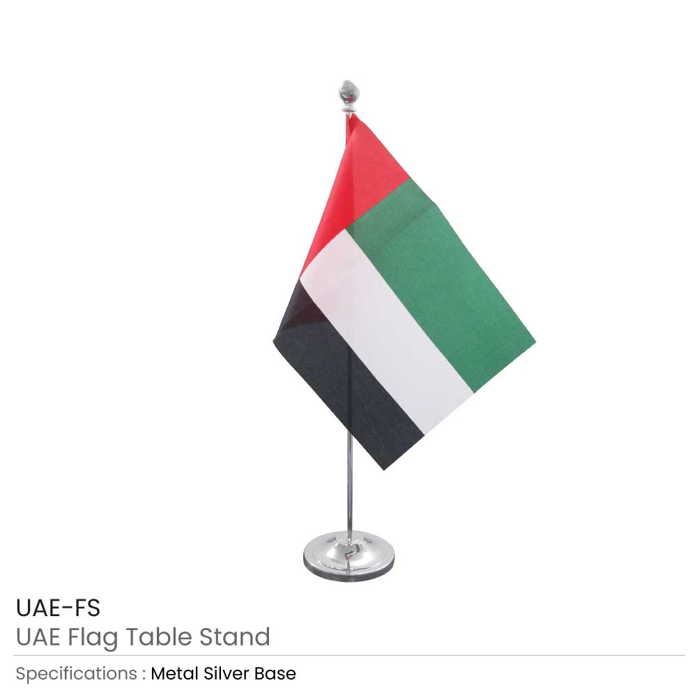 UAE Flag Table Stands